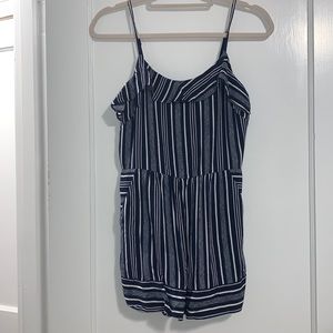 Striped romper